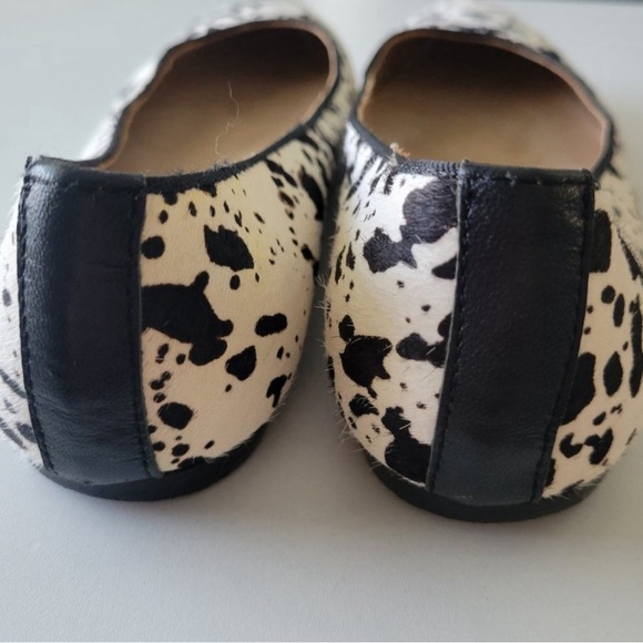 Mercanti Fiorentini Slip on Flats Women's Size 8.5 Animal Print Made in Italy - Picture 7 of 11
